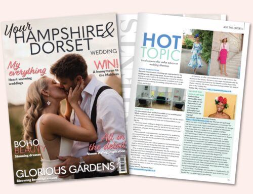 The Beauty Spot Bridal beauty treatments featured in ‘Your Hampshire & Dorset Wedding’ magazine