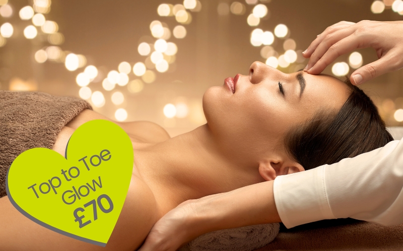 Top to Toe Glow treatment offer