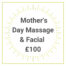 Mothers Day Massage & Facial Basingstoke